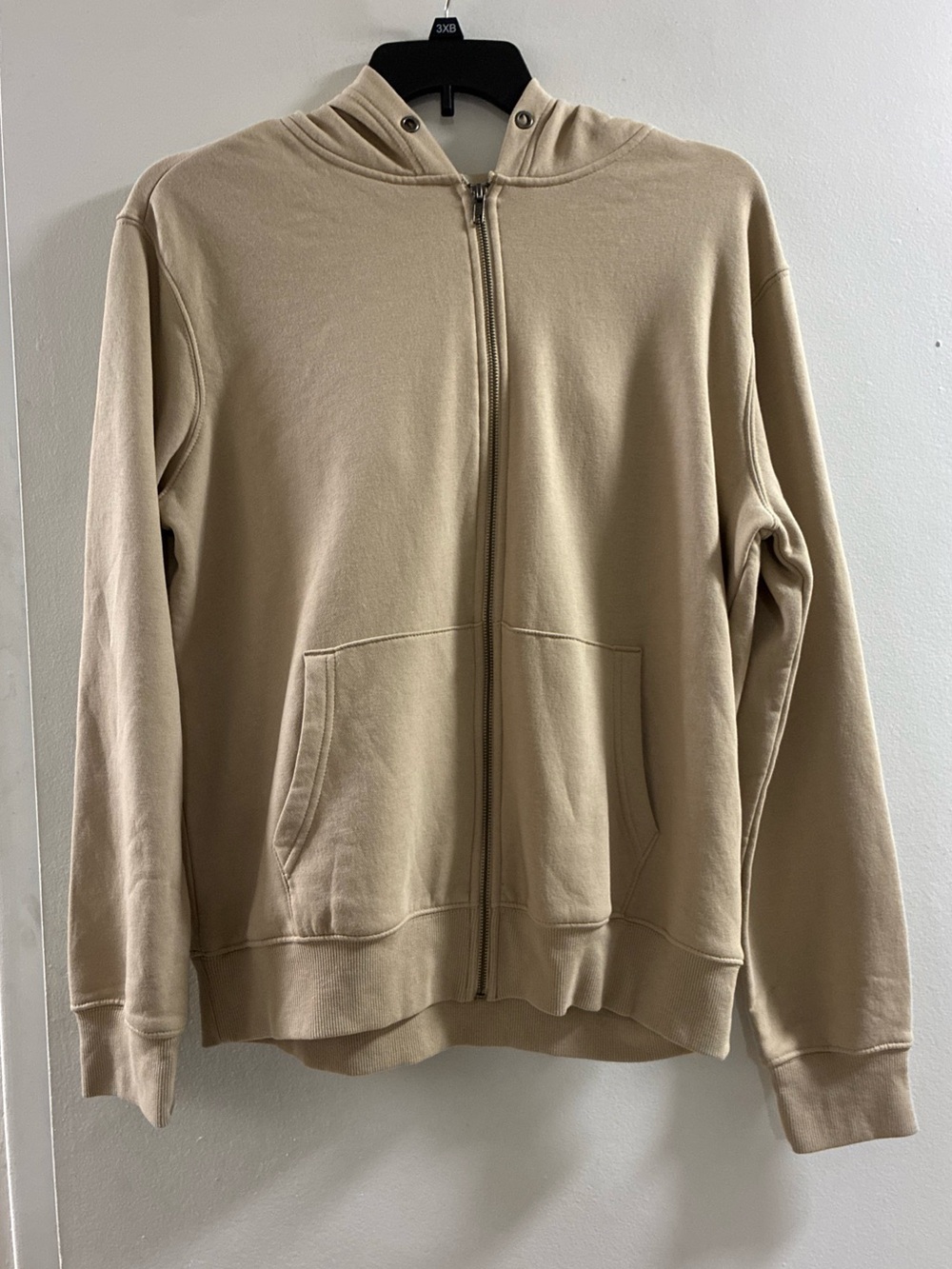 Goodfellow & Co Beige Full-Zip Hoodie